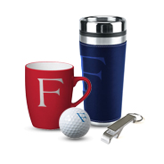 Brand-emblazoned cups and other merchandise