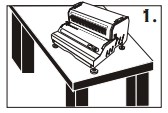 CombMac 24E binding Machine Set up