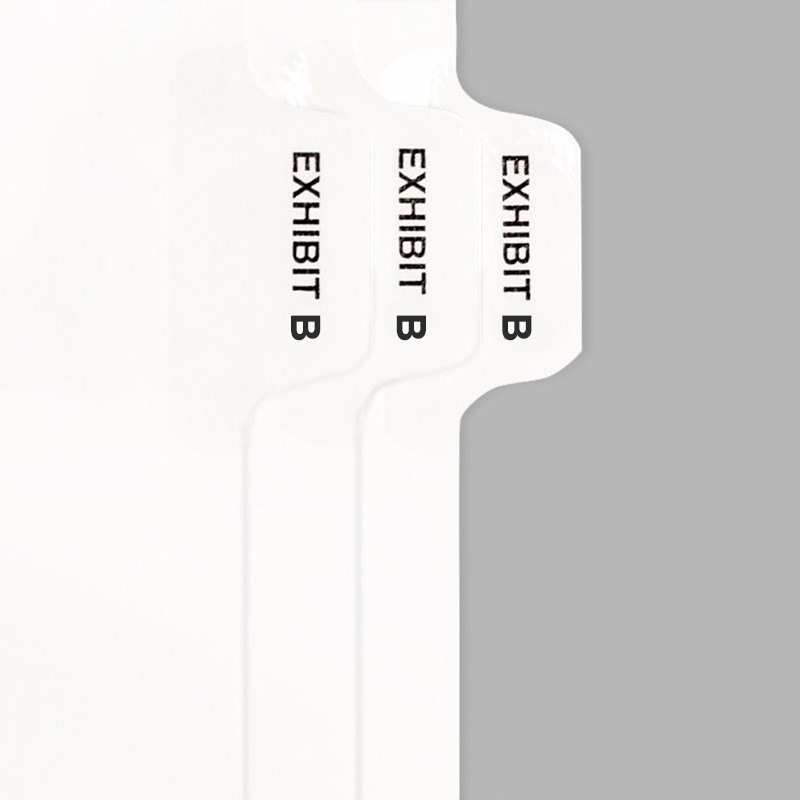 Legal Exhibit Tabs