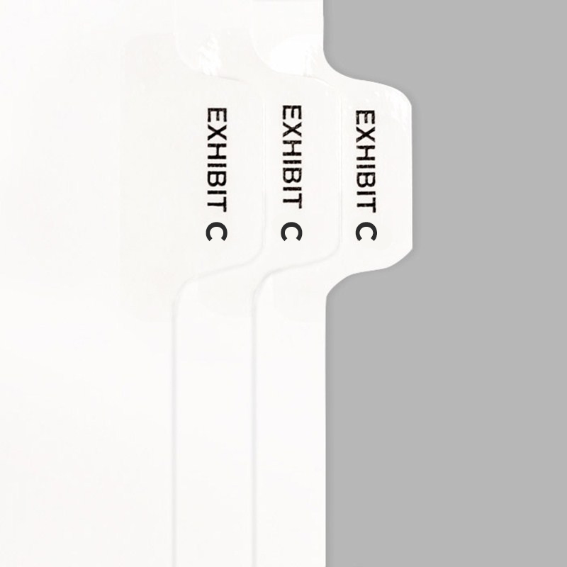 Legal Index Tabs