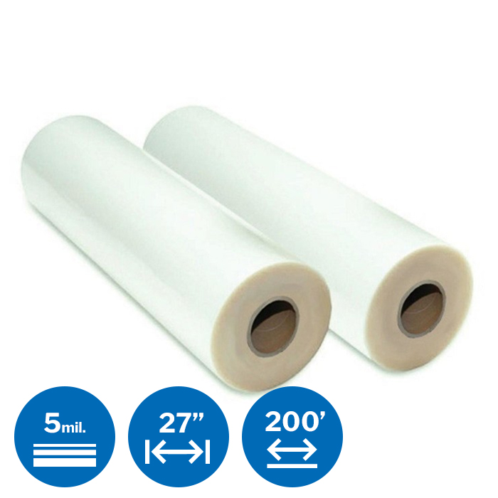 5 Mil 27" x 200' Premium Grade Laminating FilmGloss Finitura Binding