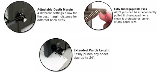 How to use the Akiles AlphaBind comb binding machines Akiles AlphaBind-CE High-Volume Comb Binding Machine