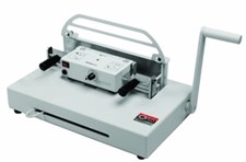 Atlas 300 Metal Binding System & foil press combines document binding with hot foil stamping, delivering an economical, all-in-one solution for premium document presentations