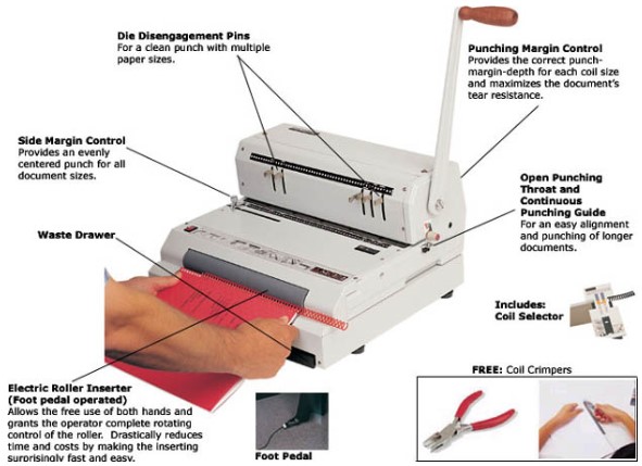 CoilMac ECI Binding Machine