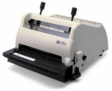 The only wire binding machine with both electric punching and electric binding! James Burn wire binding machine pb3300