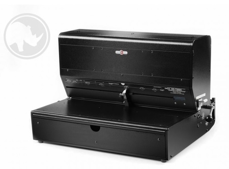 Heavy duty binding machine for high volume applications Heavy duty comb, spiral and wire binding machine