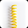 Yellow 40mm Plastic Spiral Binding